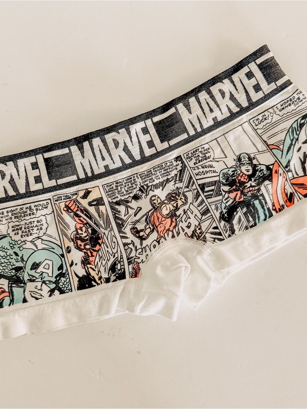 Marvel Comic Book Boy Short. Size Small